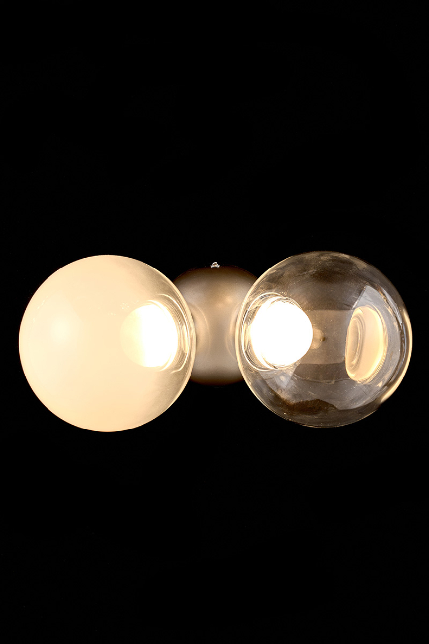 бра molecule le7723/2w chrome