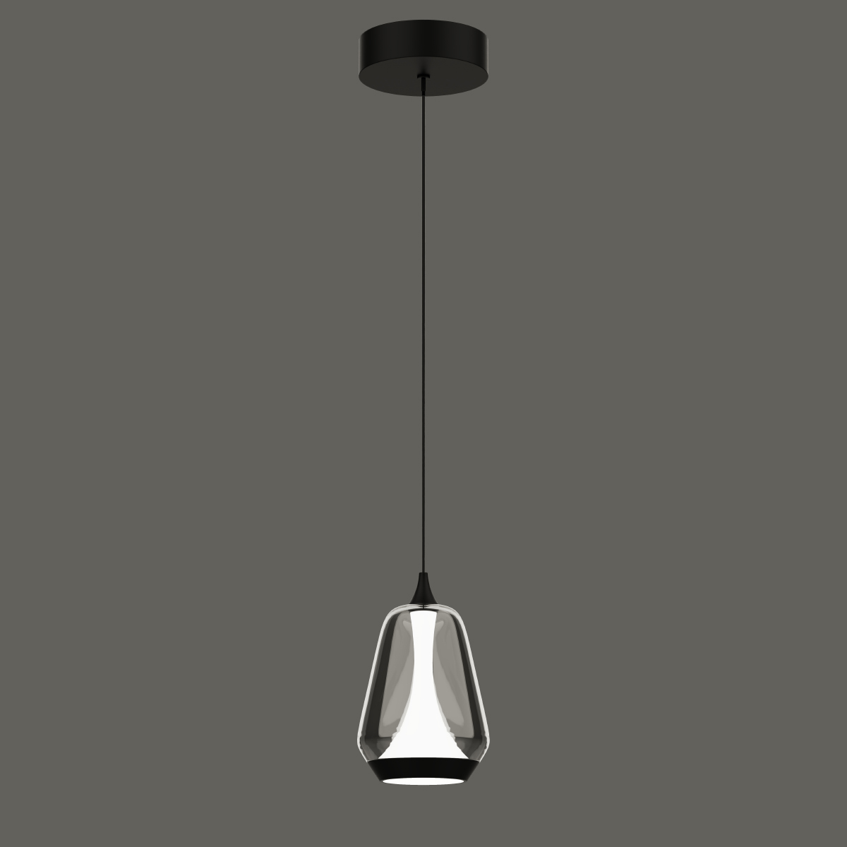 подвесной светильник delight collection md24001011-1a black/smoky