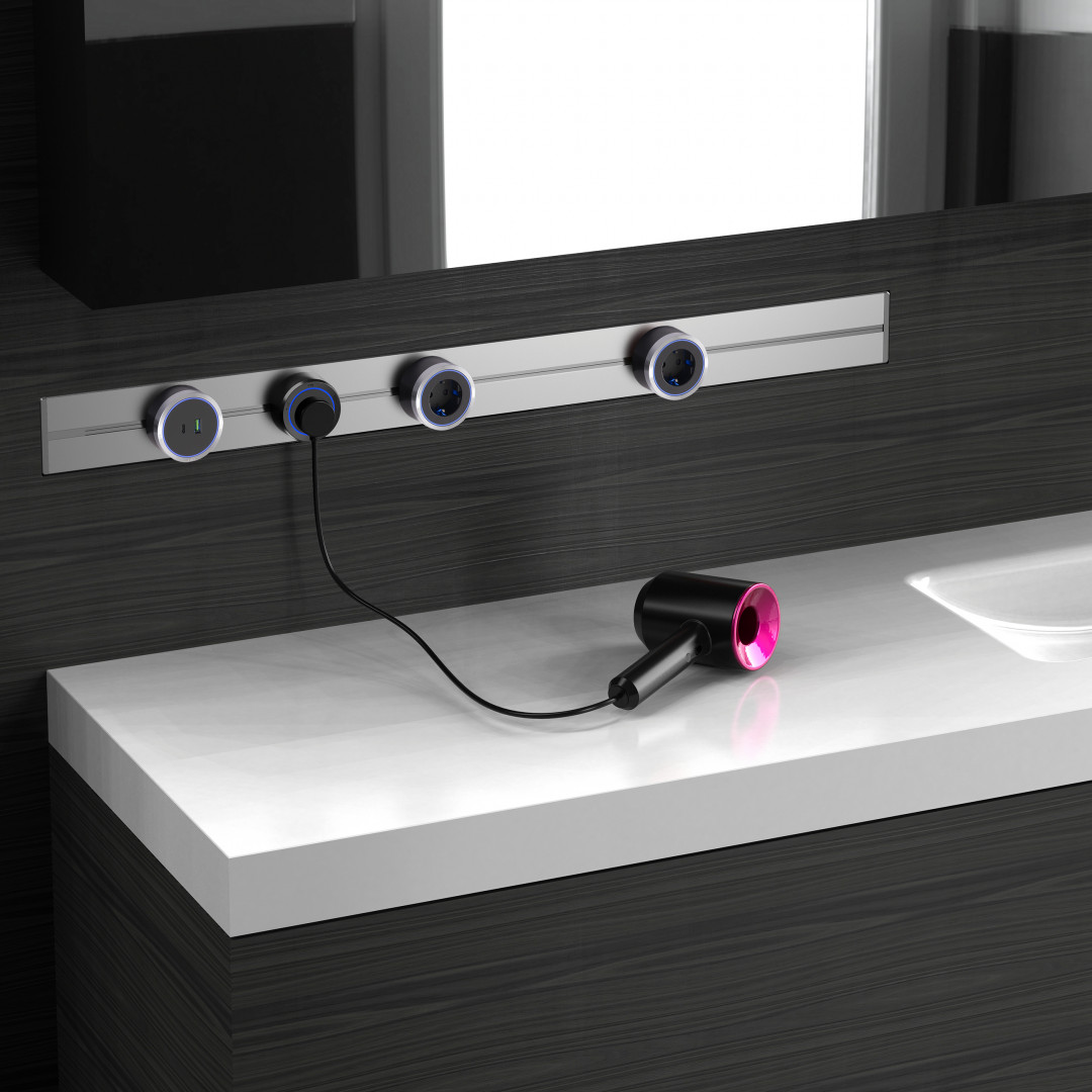 трековая розетка arte milano am-track-sockets 380011ts/es gold