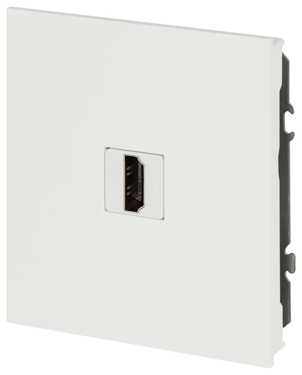 розетка эра arktik 16-3114-08 hdmi белый матовый б0070511