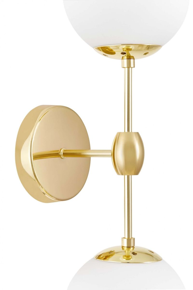 бра lumina deco zodiak ldw 6001-2 gd+wt