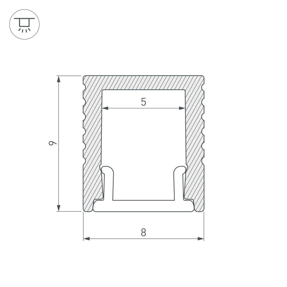 профиль arlight sl-mini 030514