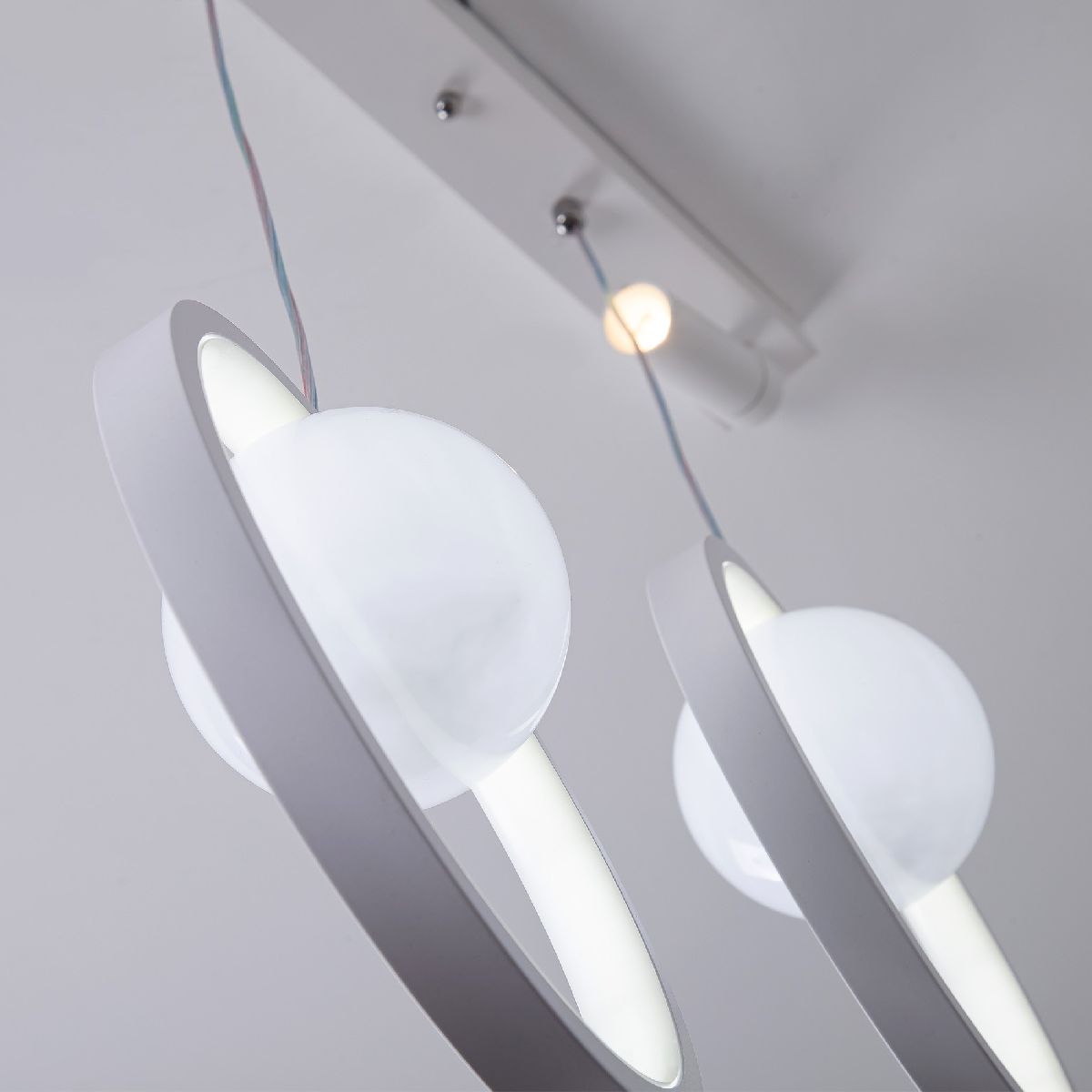 подвесная люстра led4u l7103-5 wт