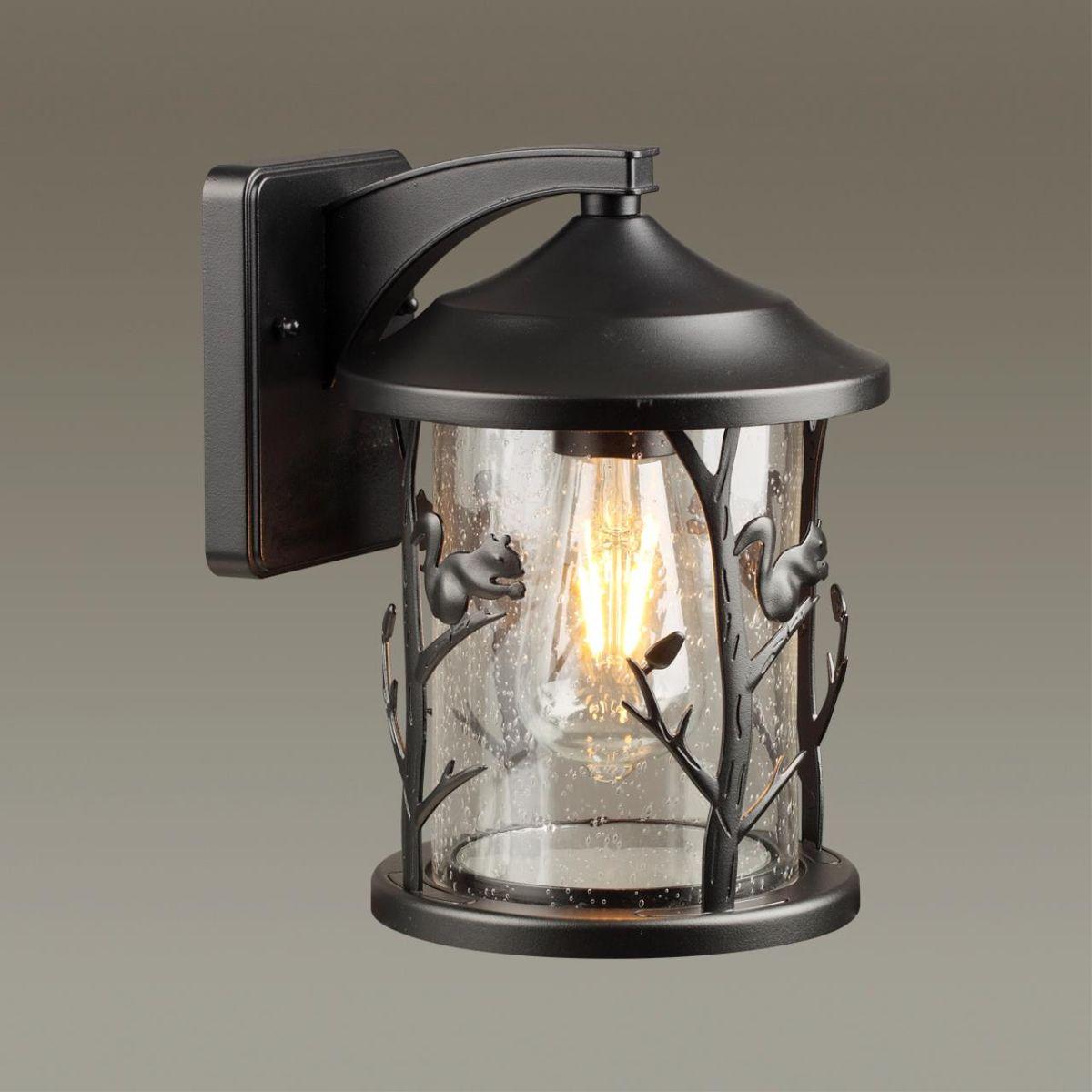 уличный настенный светильник odeon light nature cuita 4963/1w