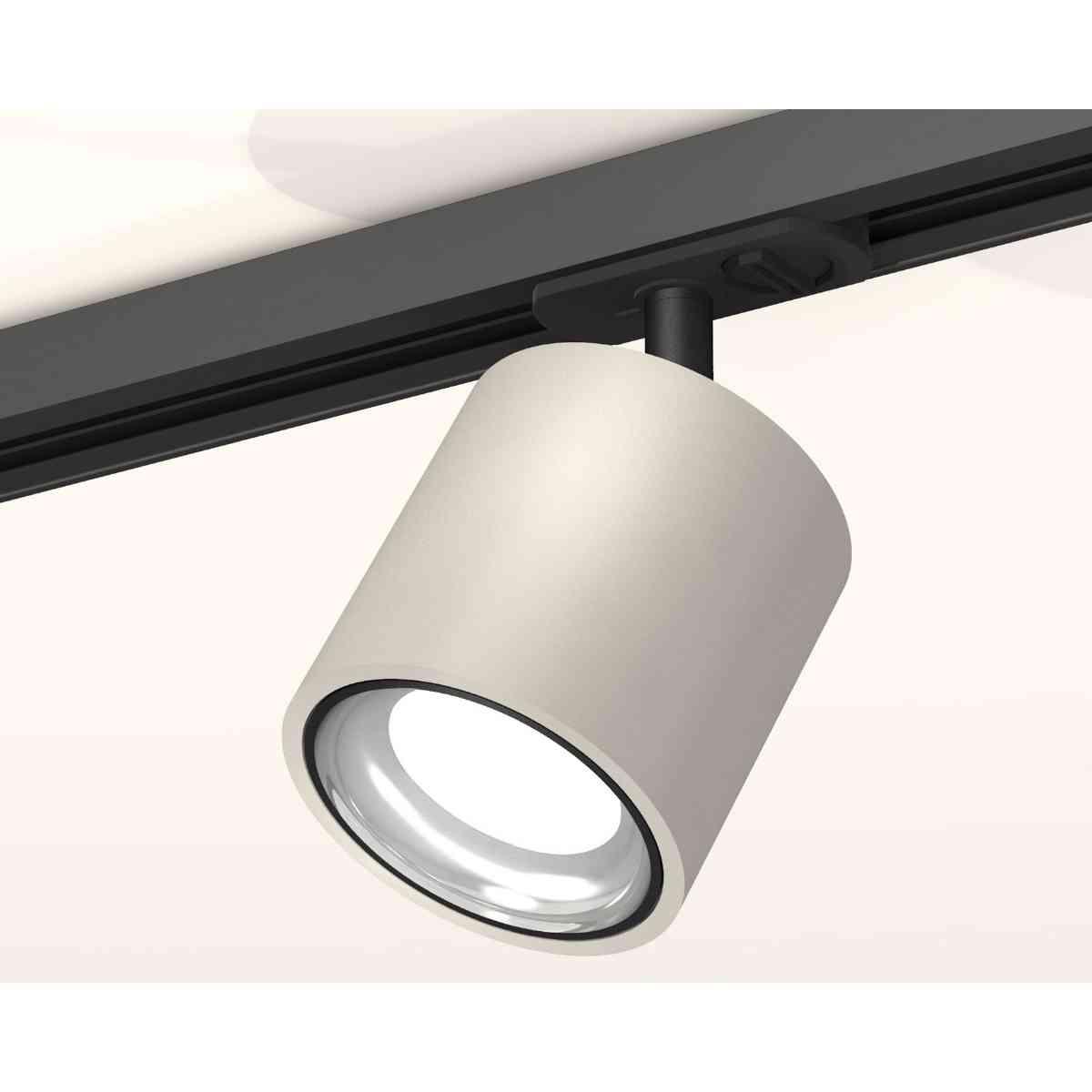 комплект трекового светильника ambrella light track system xt7533010 sgr/psl/sbk серый песок/серебро полированное/черный песок (a2537, c7533, n7023)