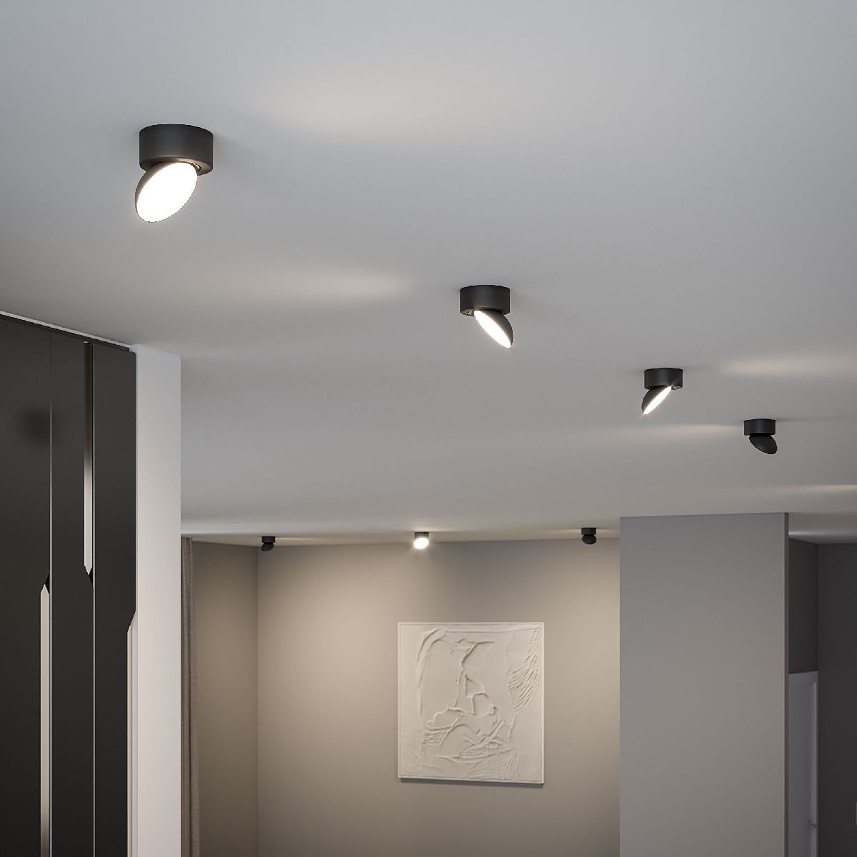 накладной спот elektrostandard smooth 25053/led a065461
