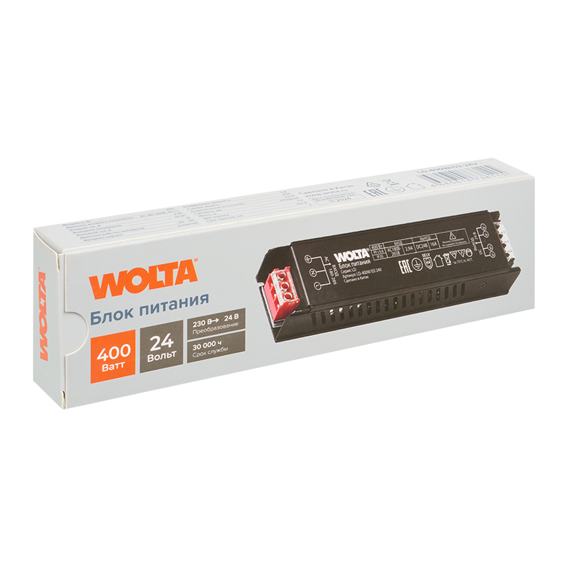блок питания wolta ld-400w/03-24v