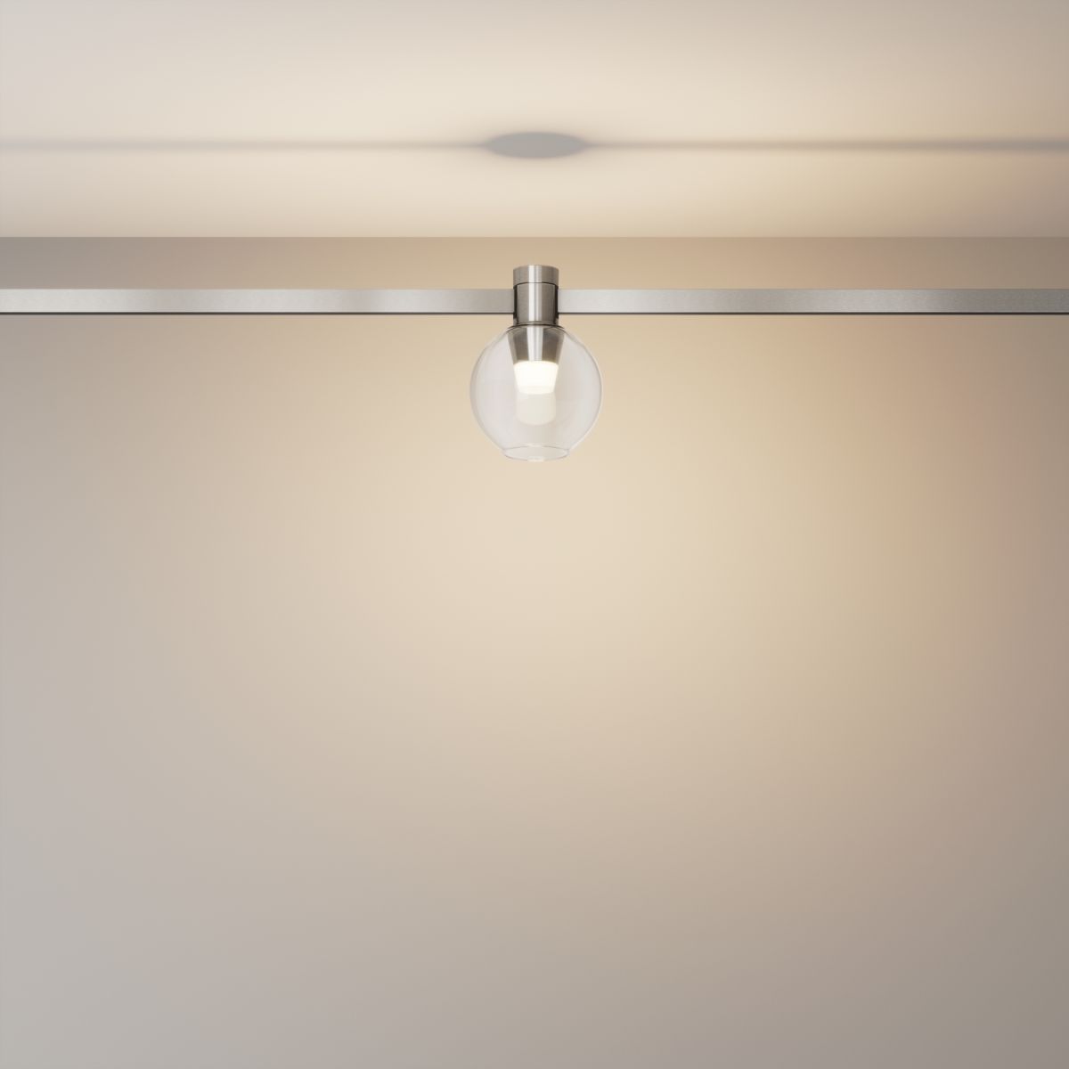 трековый магнитный светильник maytoni bubble tr148-1-3w3k-pt