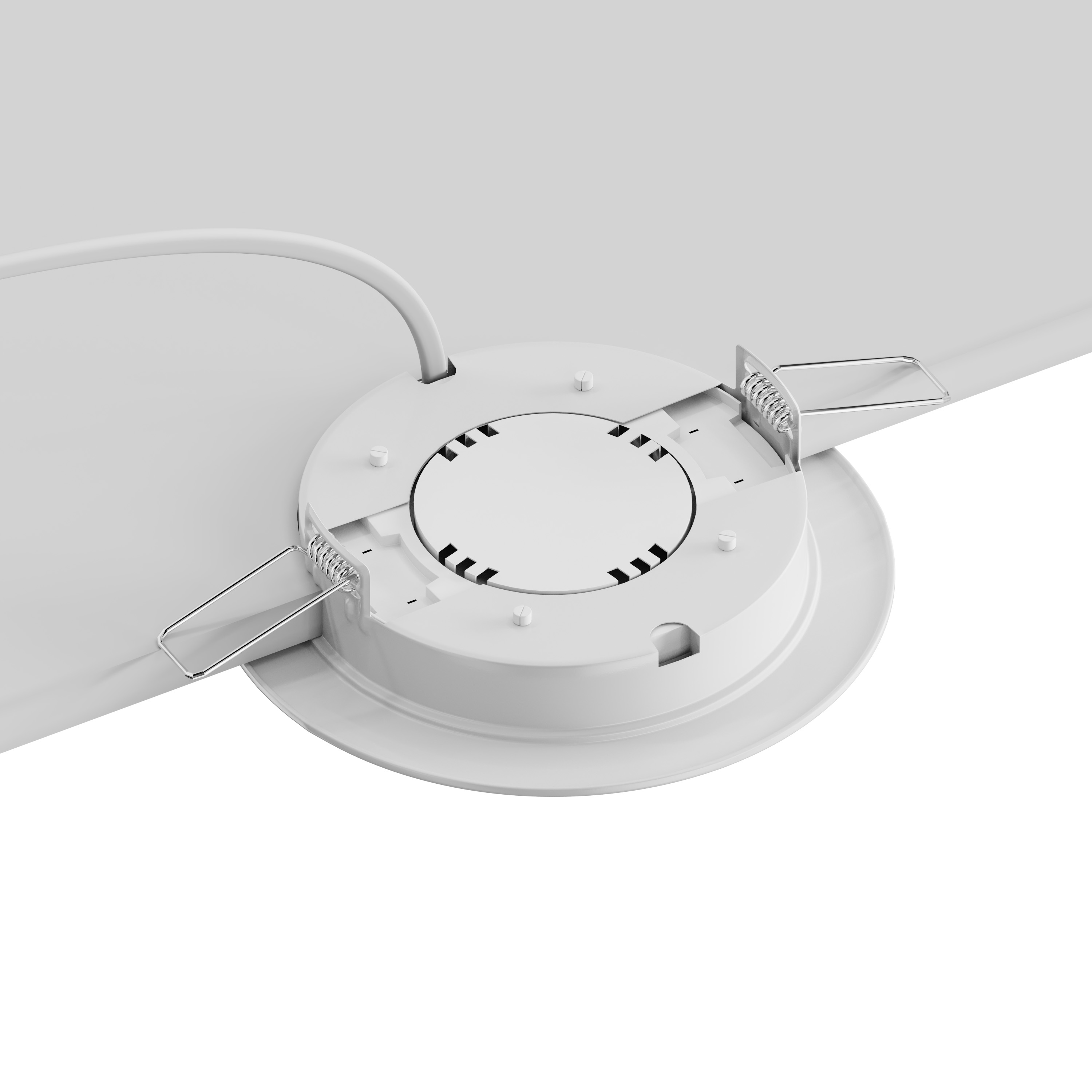 встраиваемый светильник orbit hsbl_0131 ip20, 15вт, gx53, белый