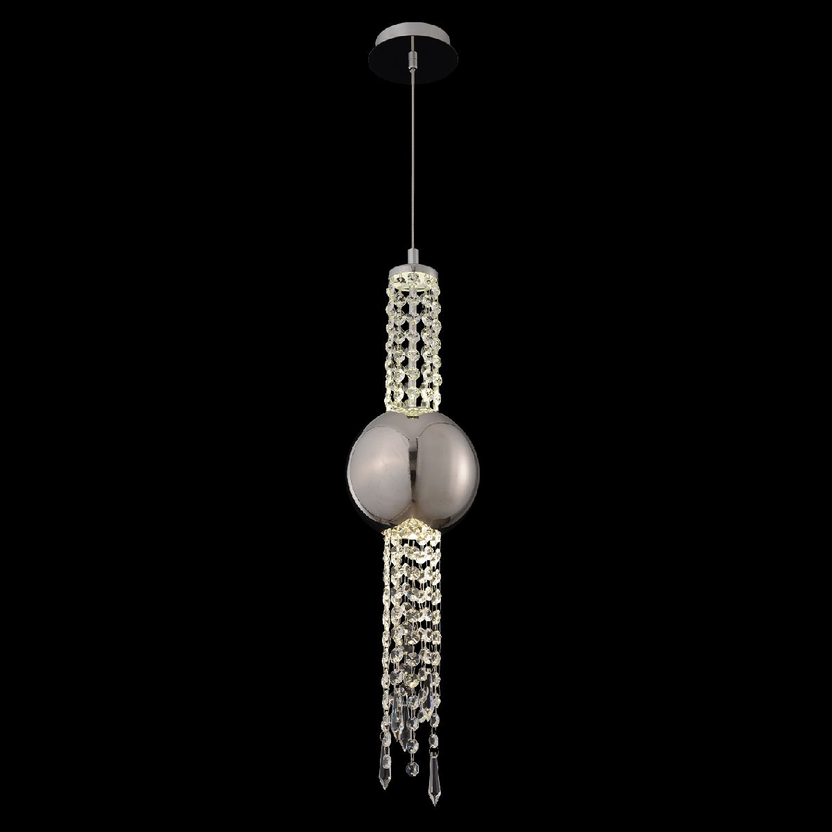 подвесной светильник crystal lux navajo sp3w led chrome