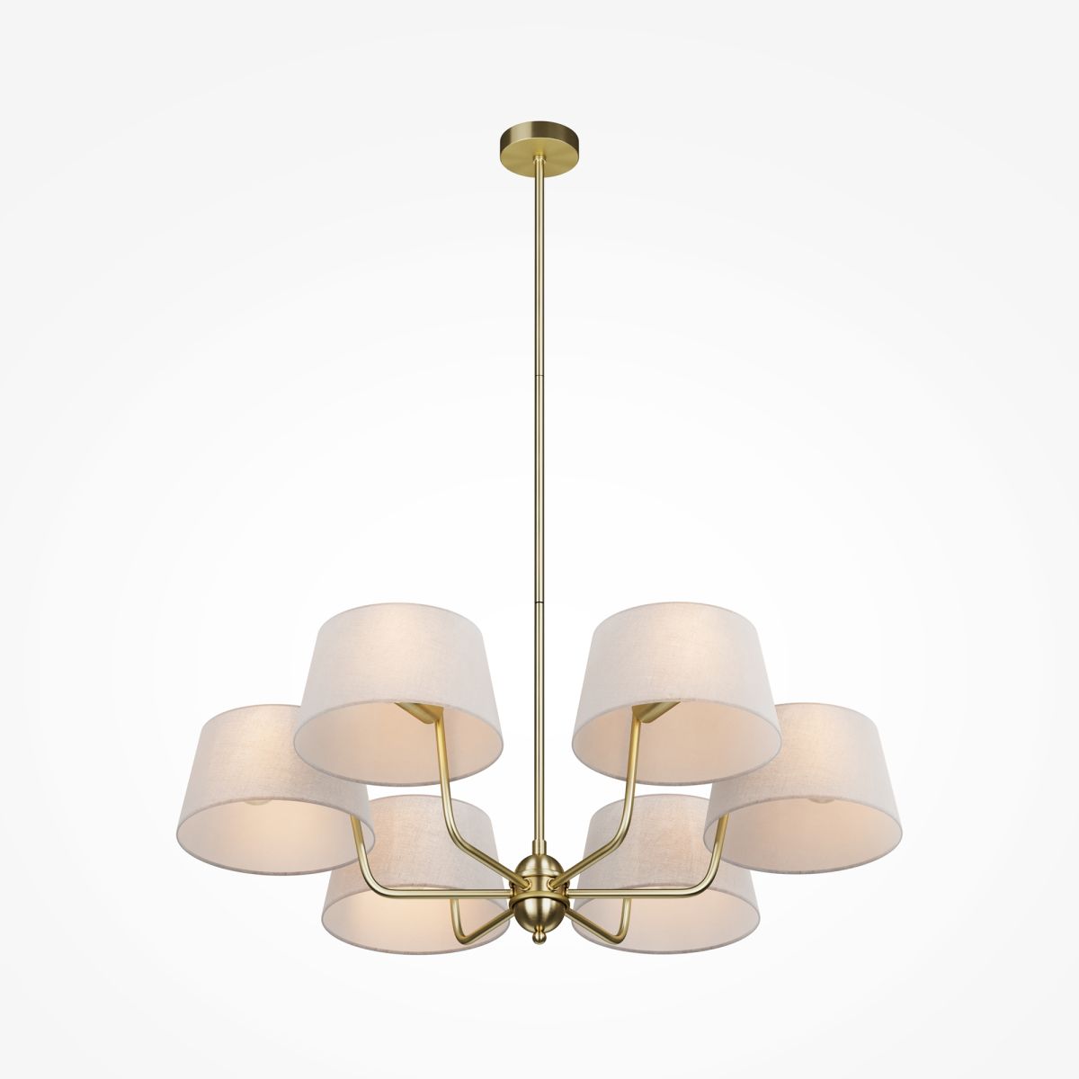 люстра на штанге maytoni modesto mod360pl-06bs