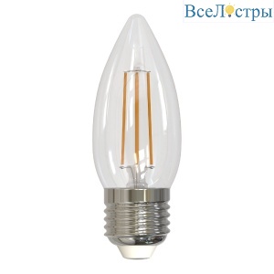 LED-C35-5W/WW/E27/CL/DIM GLA01TR картон