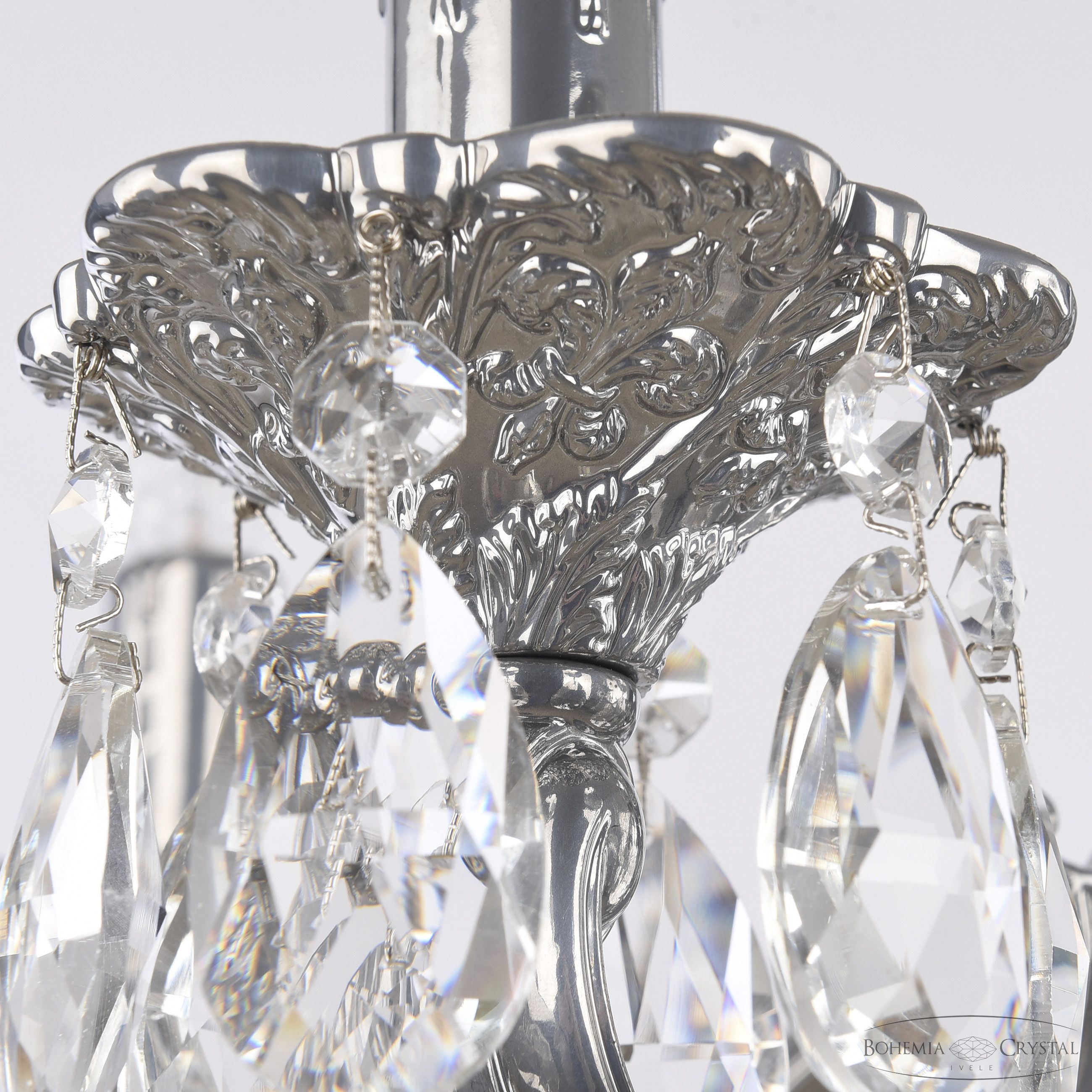 подвесная люстра bohemia ivele crystal al78101/5/175 a cg