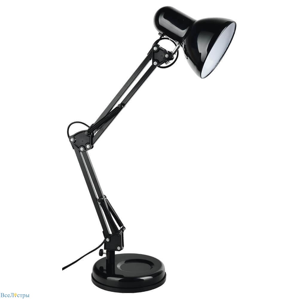 настольная лампа офисная arte lamp junior a1330lt-1bk