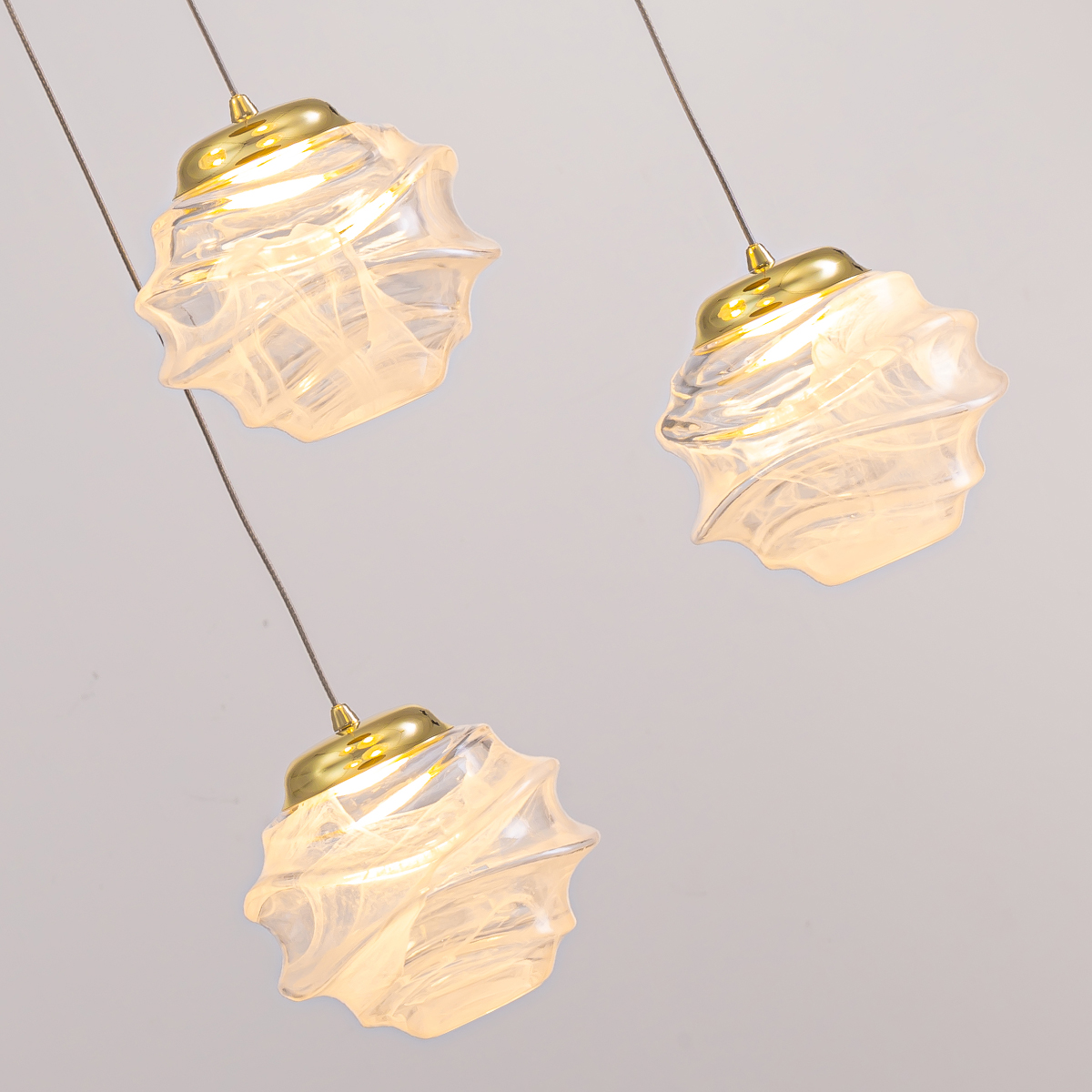 подвесной светильник delight collection md25030003-5b gold/clear
