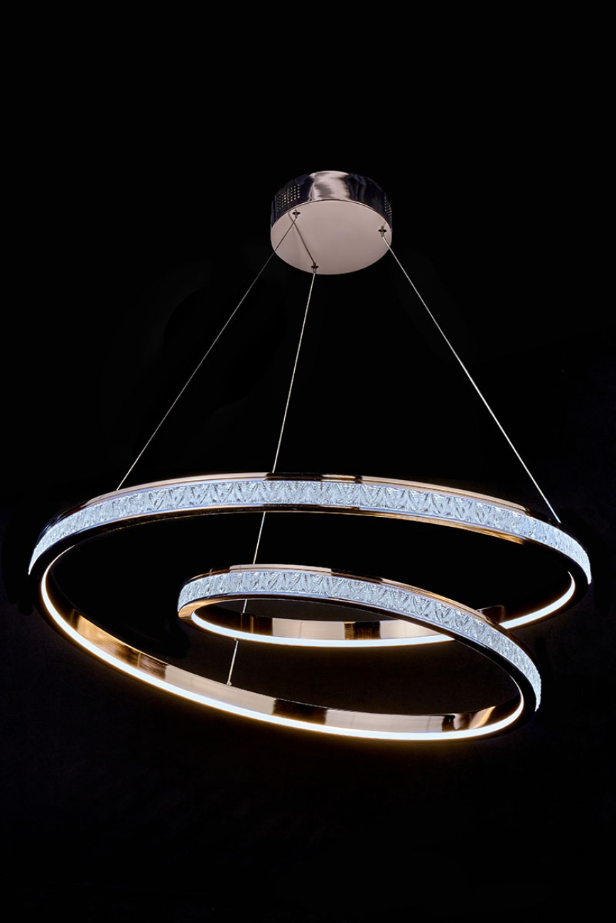 подвесная люстра aida le7707/800z black chrome