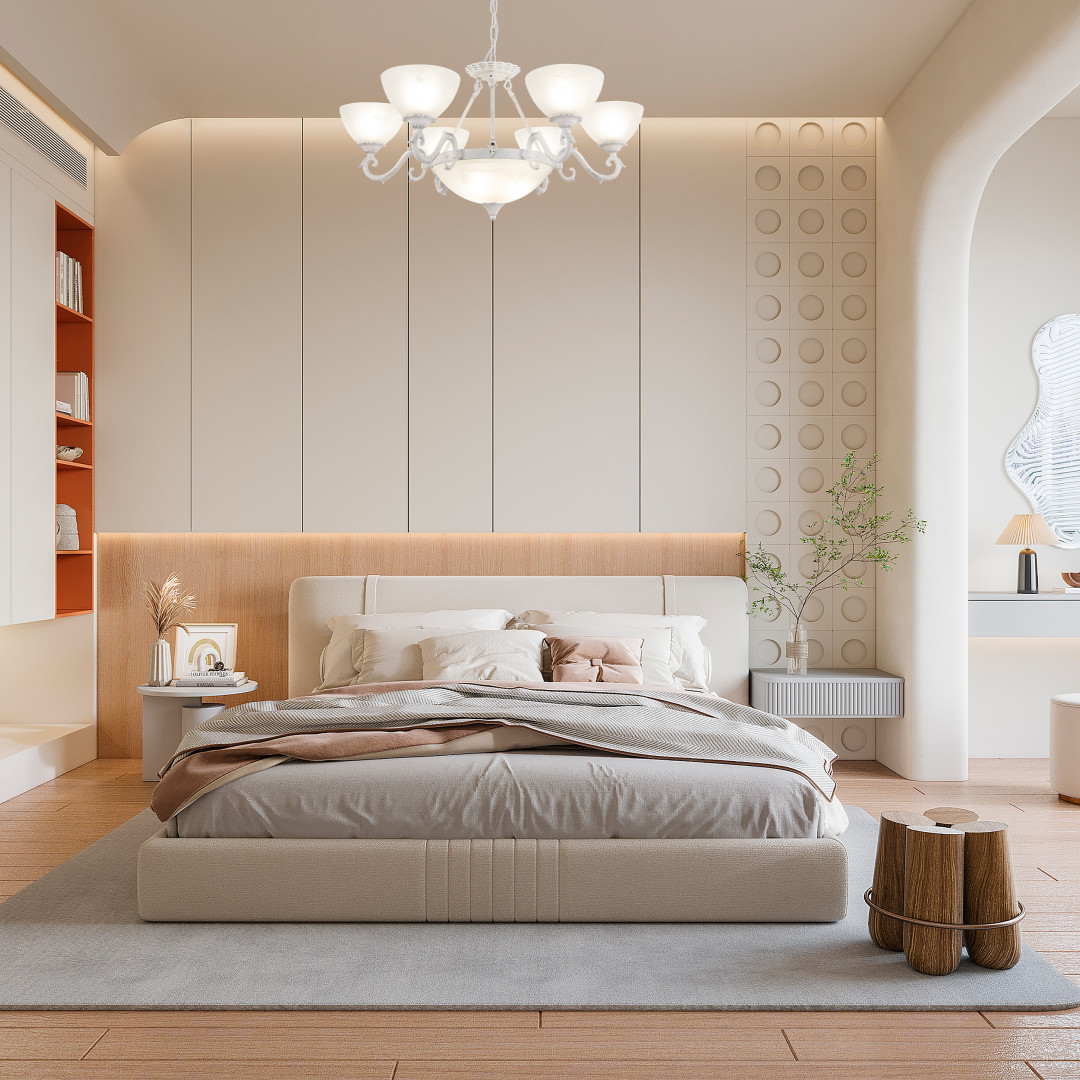 подвесная люстра arte milano 340518/6-3 wt+sl