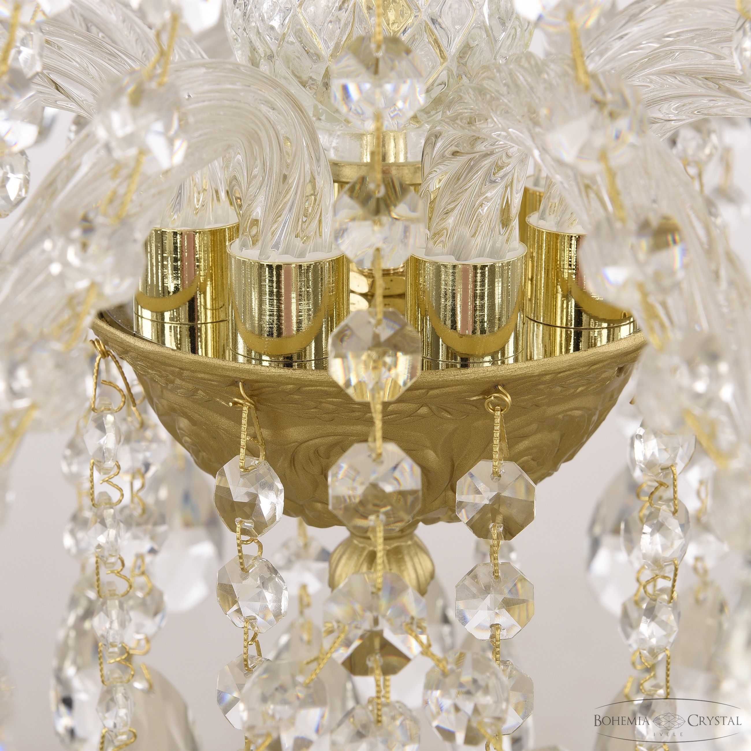подвесная люстра bohemia ivele crystal al16313/8/200 ag