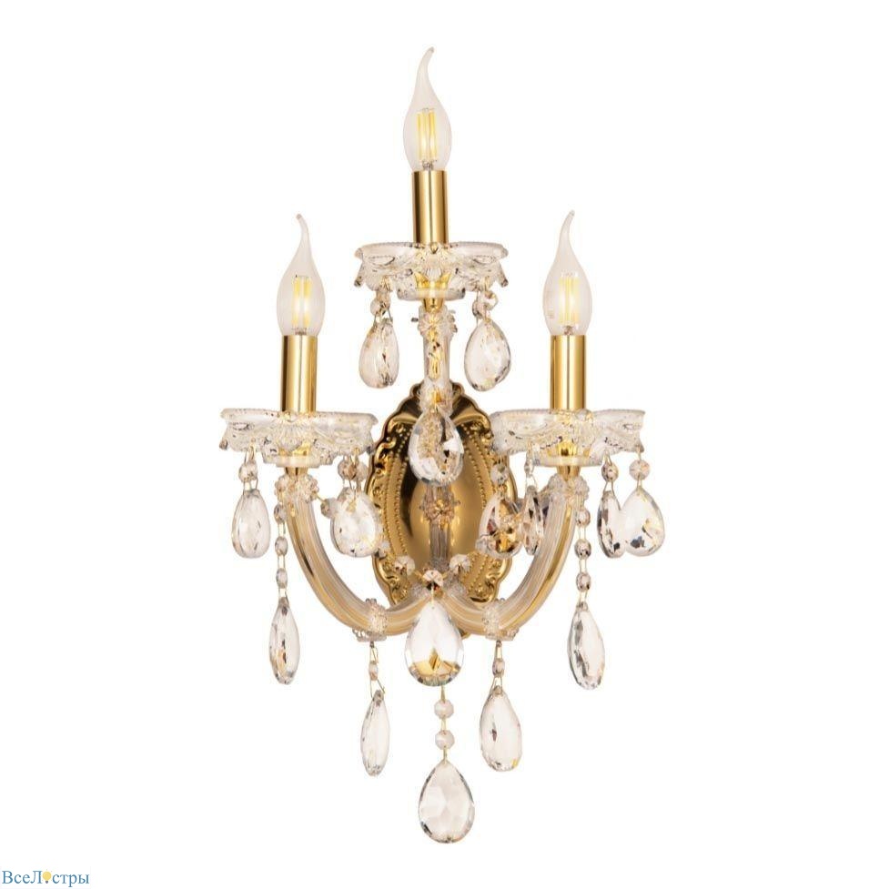 бра lumina deco eliza ldw 7029-3 gd