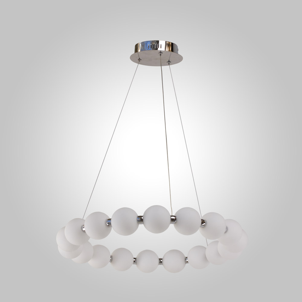 подвесная люстра am group pearl-d600 ch