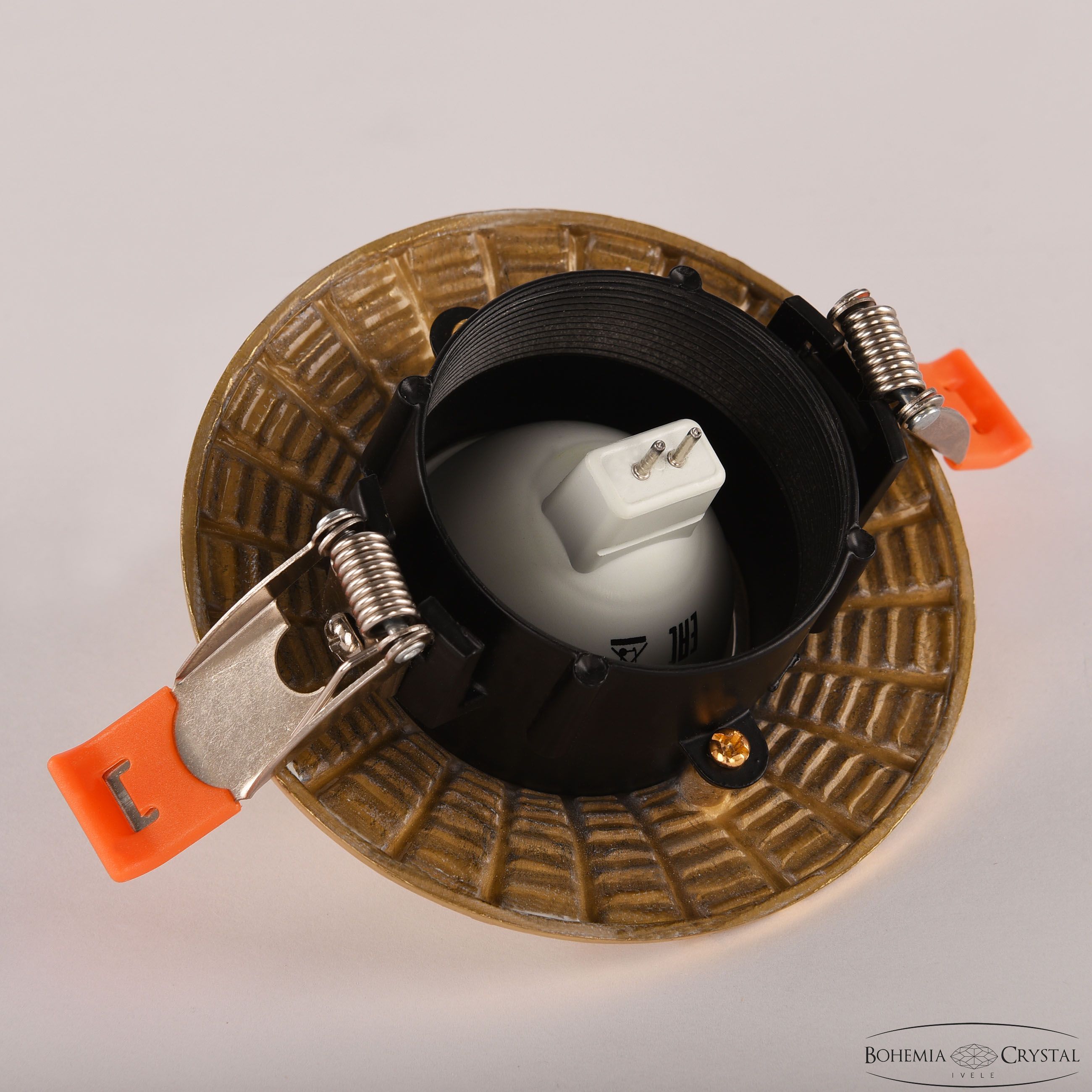 встраиваемый светильник bohemia ivele crystal 1790/10/fl gi