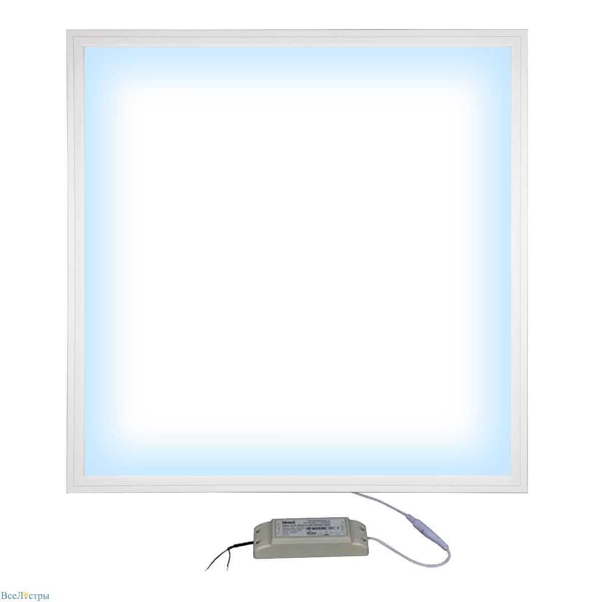 встраиваемый светодиодный светильник uniel ulp-6060-42w/6500k effective white ul-00004671