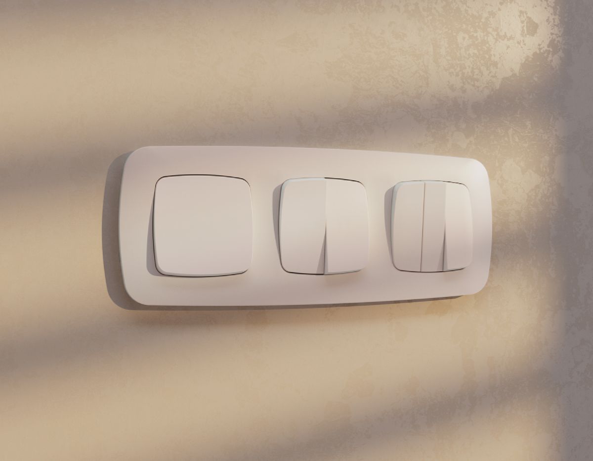 лицевая панель для выключателя одноклавишного ambrella volt omega op2010