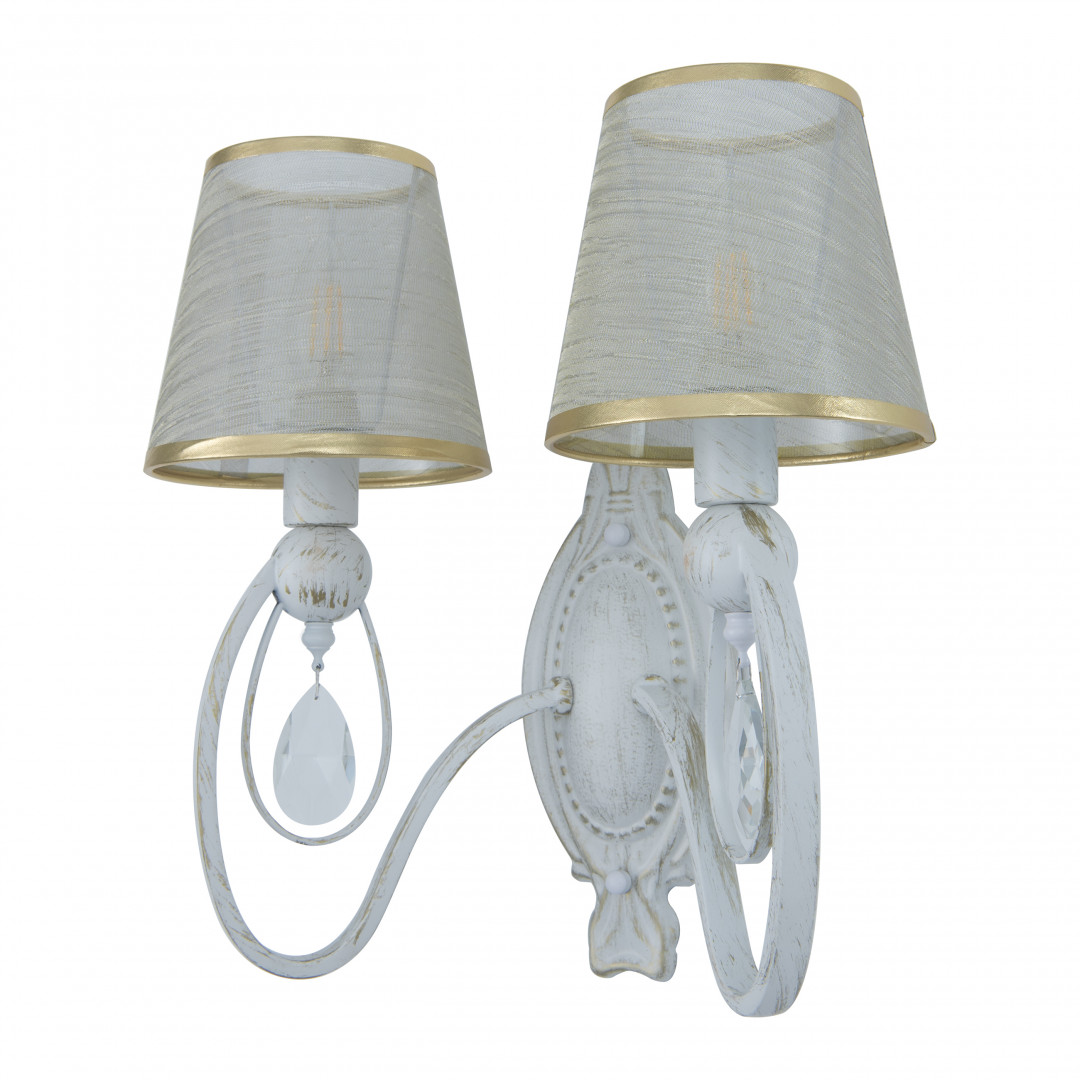 бра arte milano 347203/2w wt+g