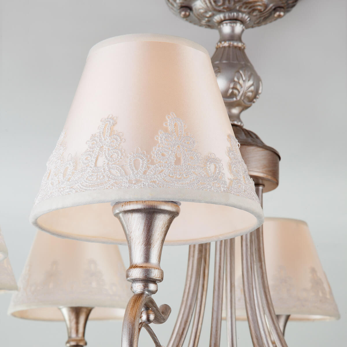 потолочная люстра eurosvet incanto 60069/8 серебро