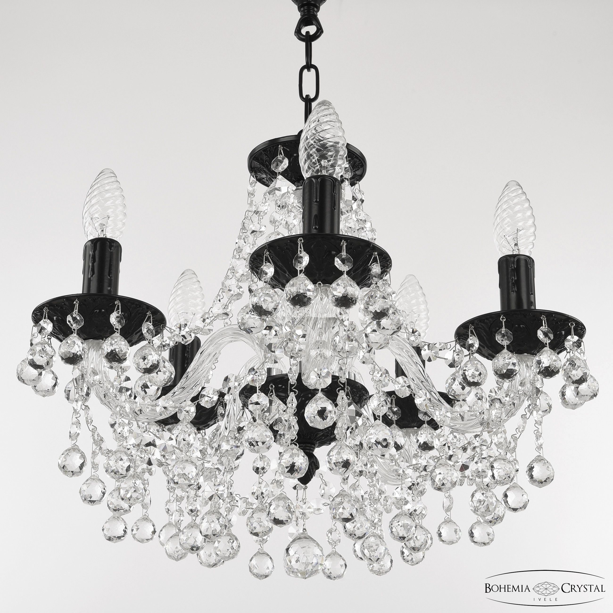 подвесная люстра bohemia ivele crystal al16309/5/141 bm