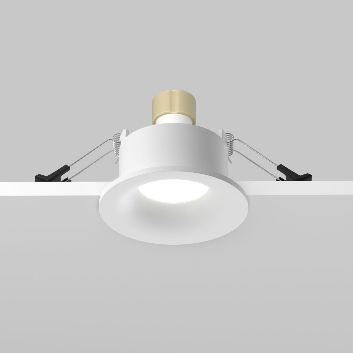 встраиваемый светильник maytoni technical slim dl027-gu10-w