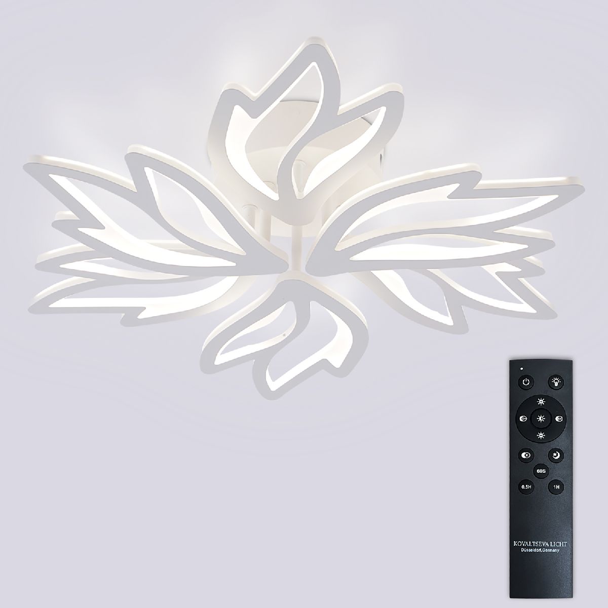 потолочная люстра natali kovaltseva rif led lamps 81118/5c