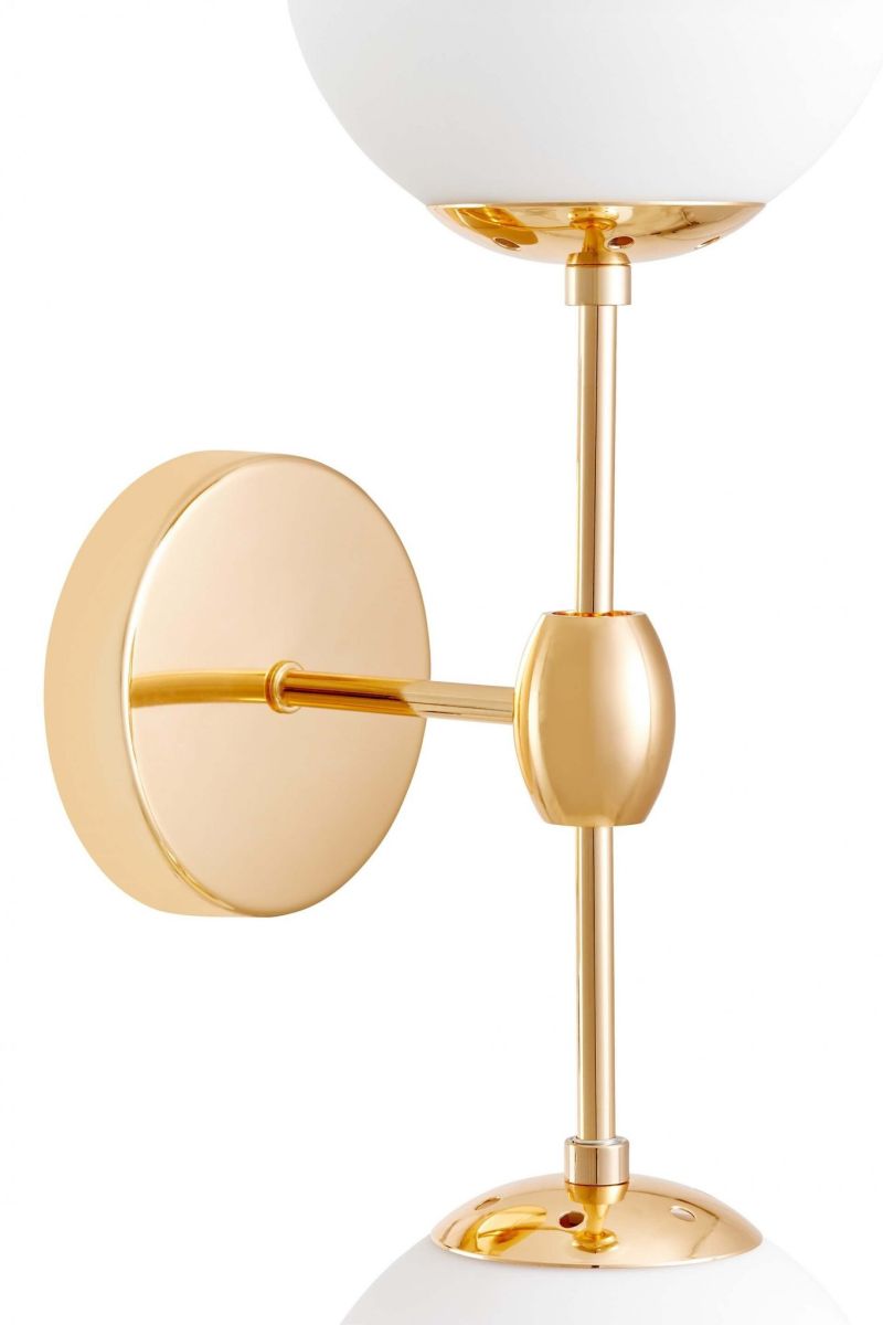 бра lumina deco zodiak ldw 6001-2 fgd+wt