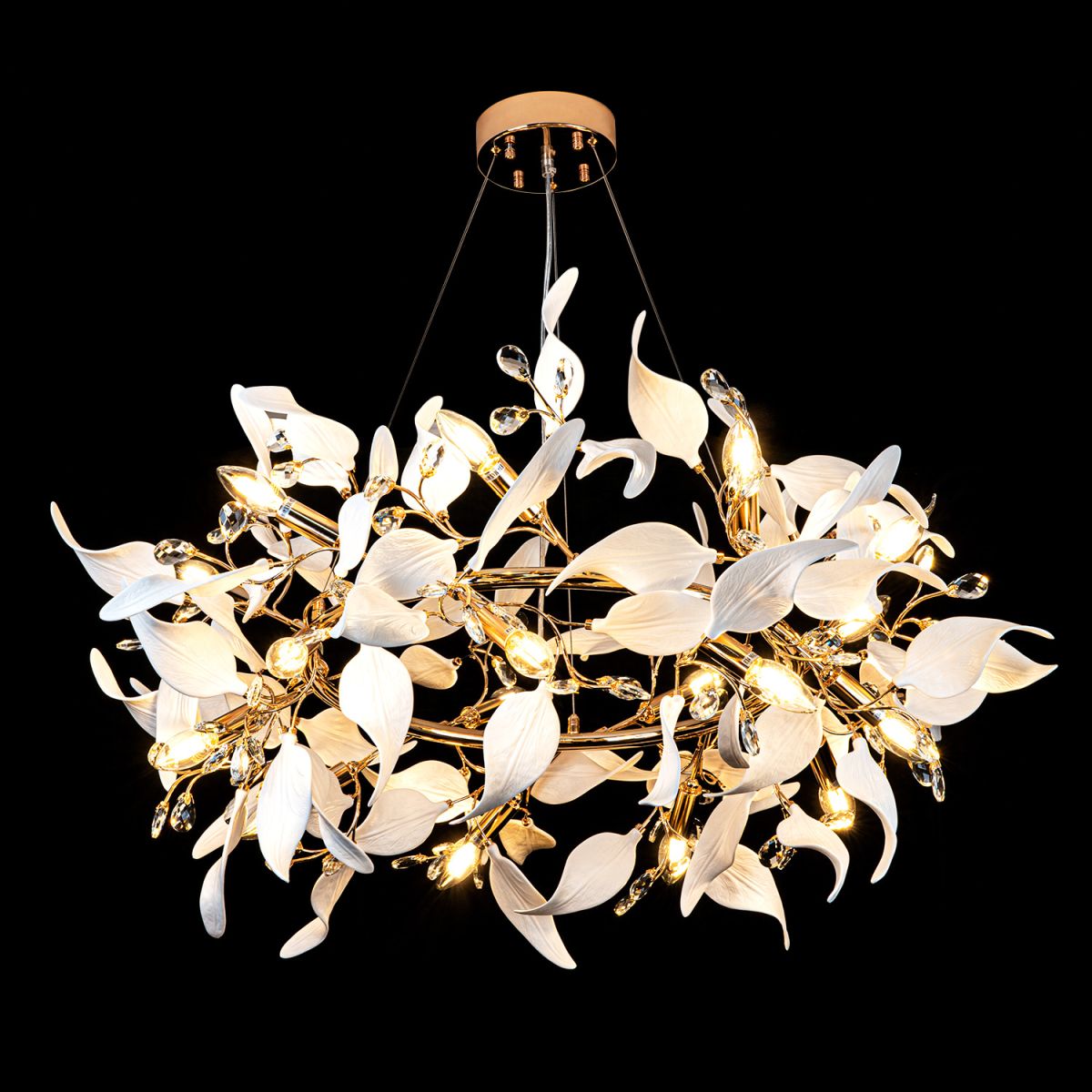 подвесная люстра modelux premium ml.6808.1000p gd