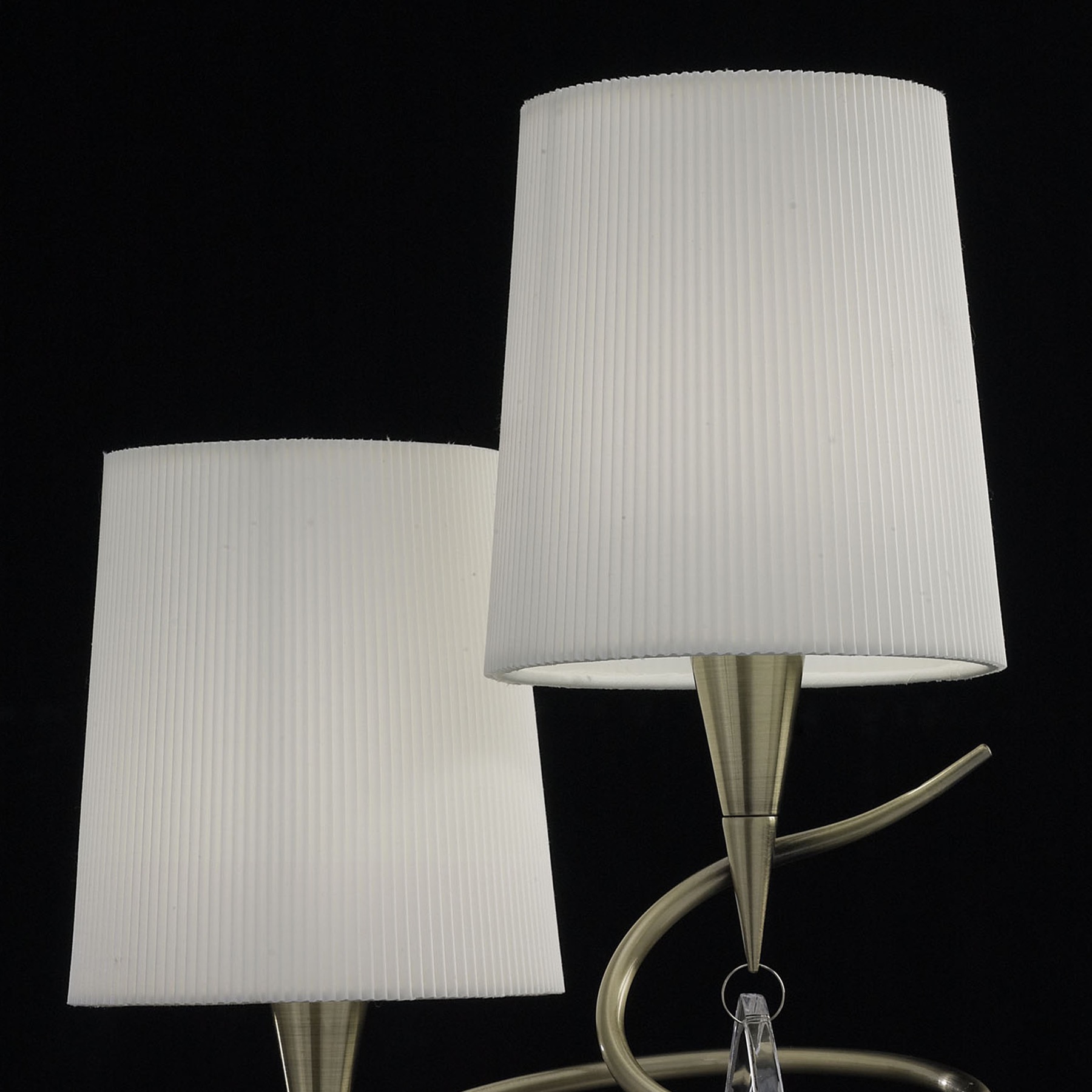 настольная лампа mantra mara antique brass 1631