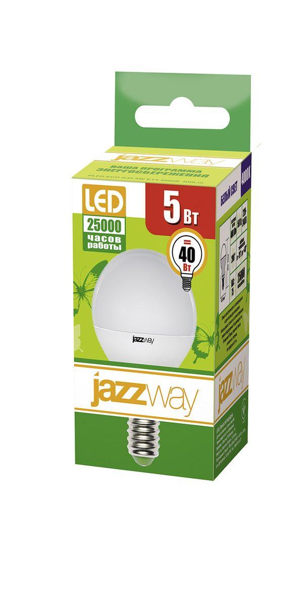 лампа светодиодная jazzway e14 5w 4000k матовая 1036926a