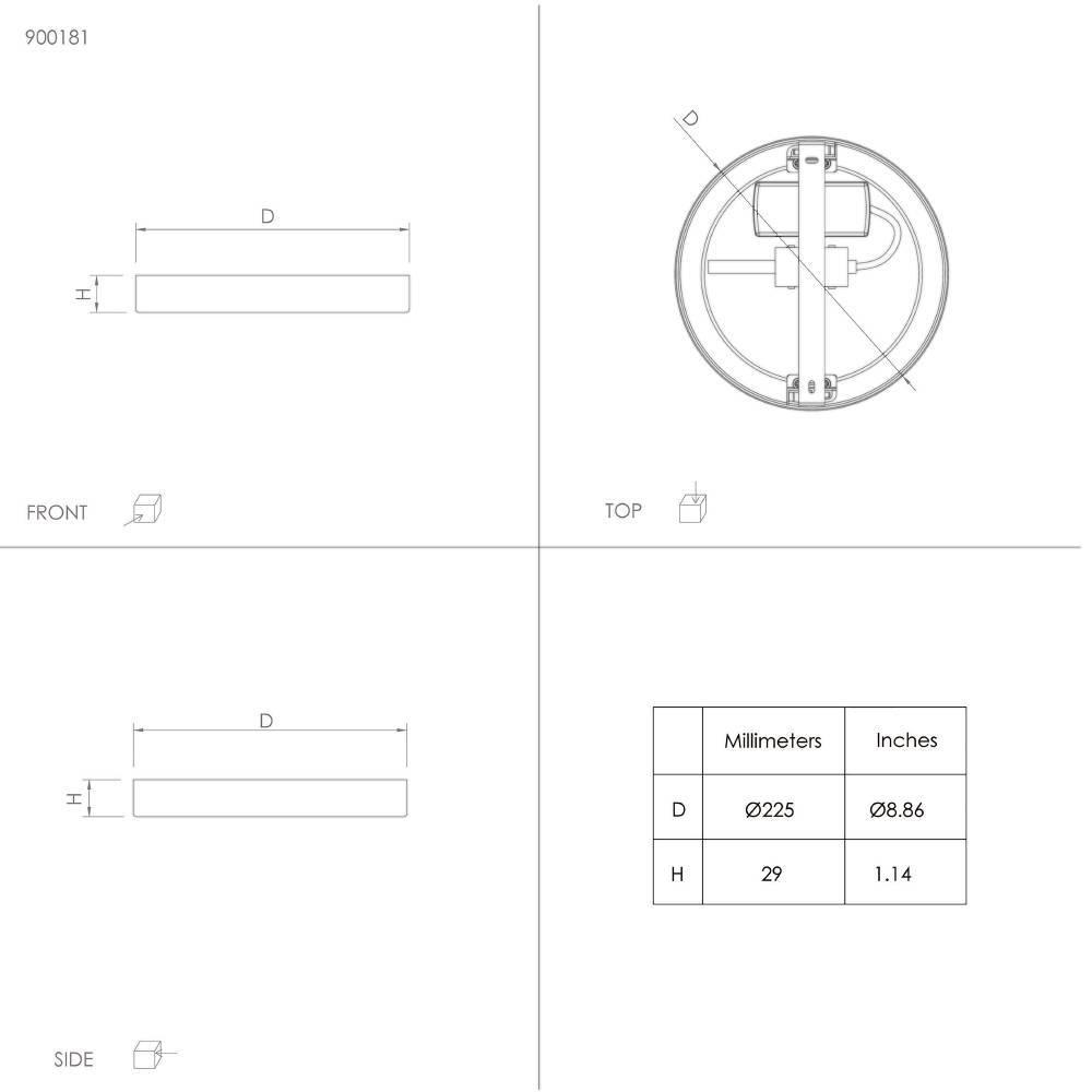 настенно-потолочный светодиодный светильник eglo fueva 5 900181