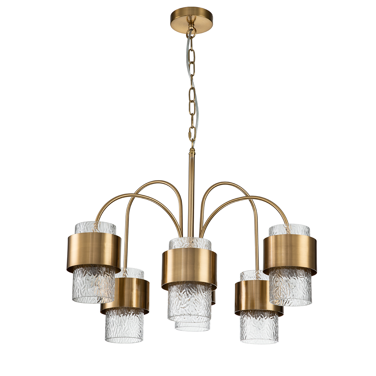 подвесная люстра indigo eleganza 12019/a/6p brass v000322