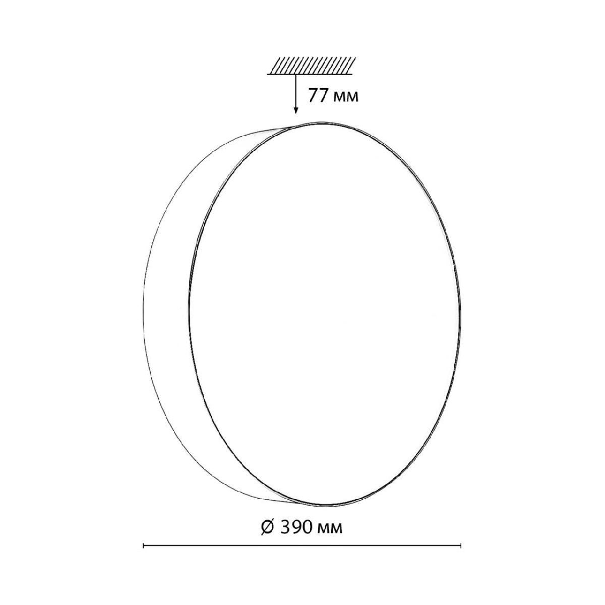 настенно-потолочный светильник sonex basica optima 7780/dl