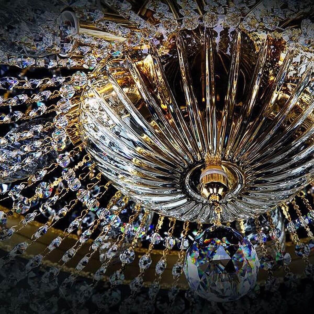 потолочный светильник artglass jasna dia 500 ce