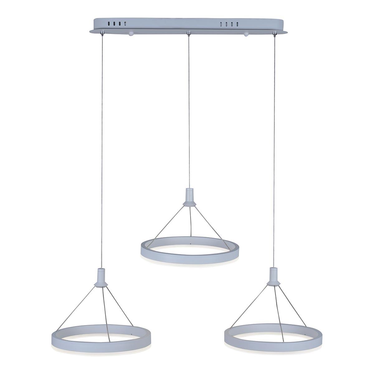 подвесной светодиодный светильник iledex libra d075-3 wh