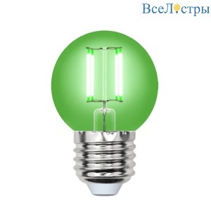 LED-G45-5W/GREEN/E27 GLA02GR картон