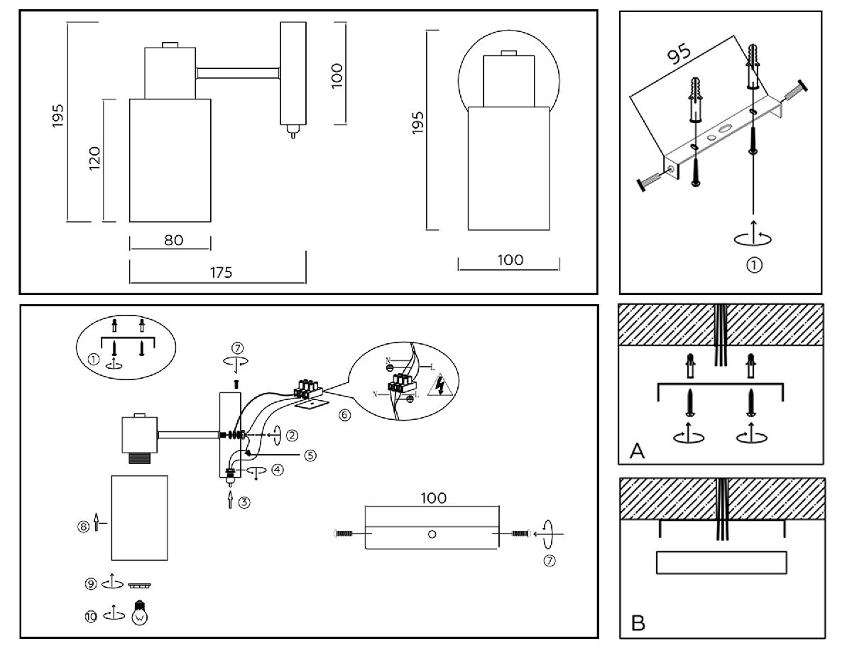 бра ambrella light traditional modern tr9586
