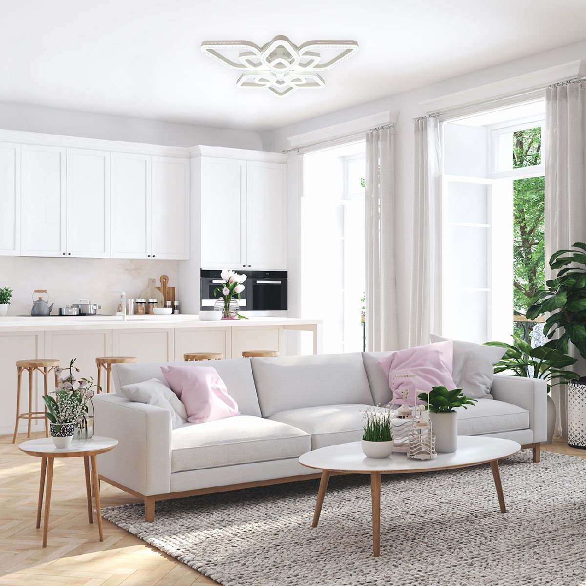 потолочная люстра escada sedna 10280/6led