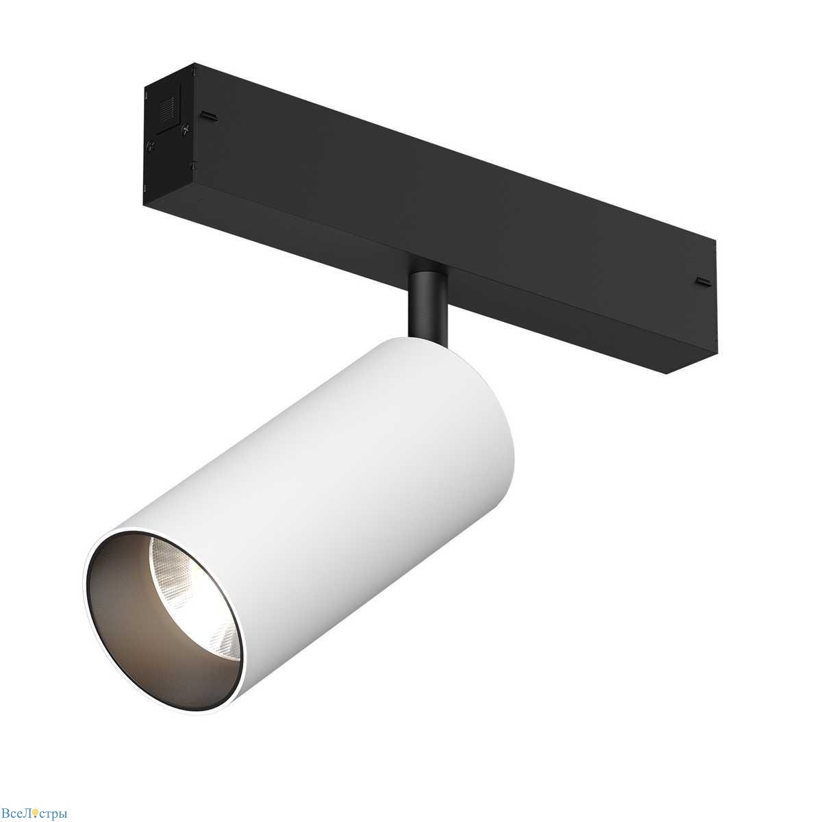 трековый светодиодный светильник denkirs smart spot dk8041-bw+bk