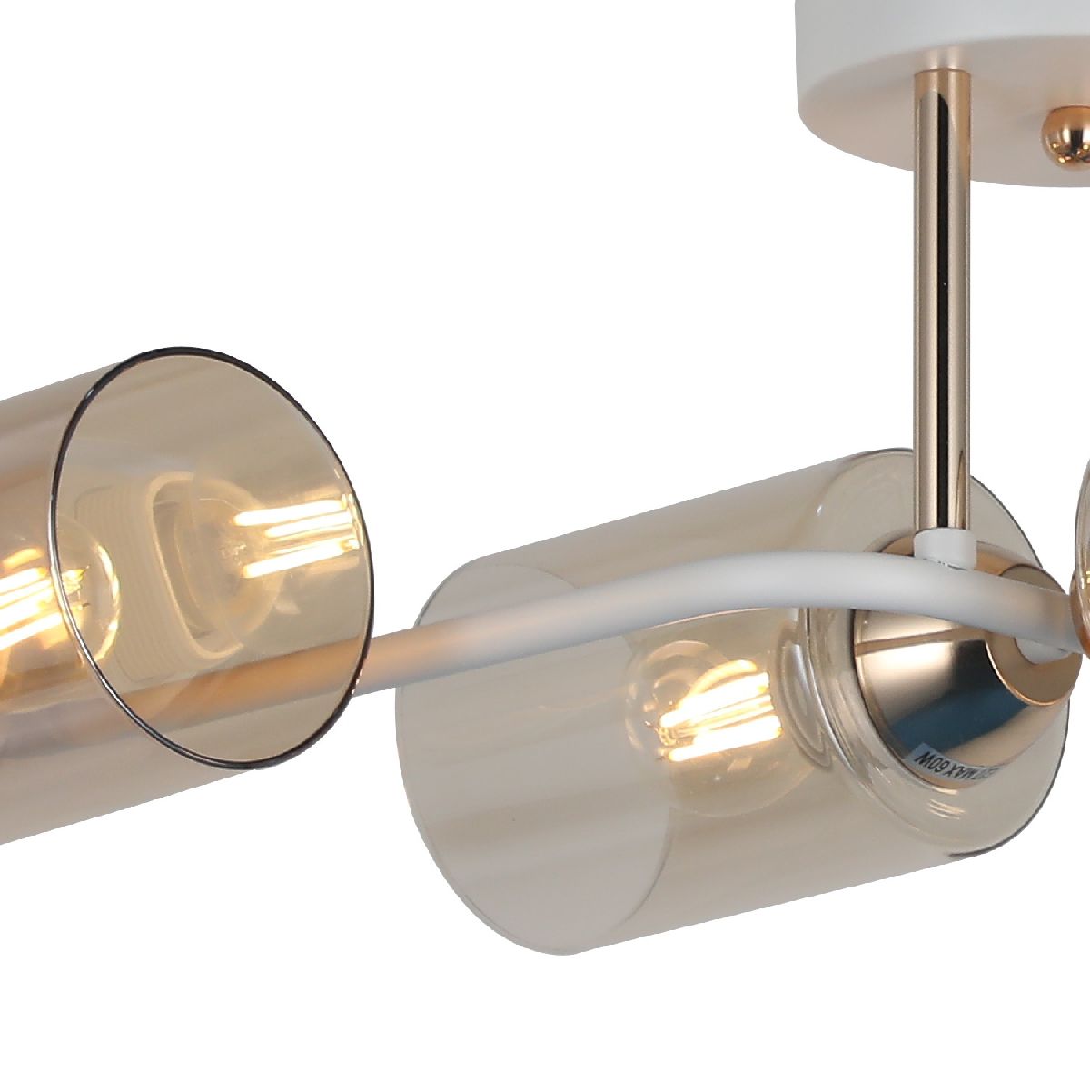 потолочная люстра illumico il8148-6cou-79 wh gd bice