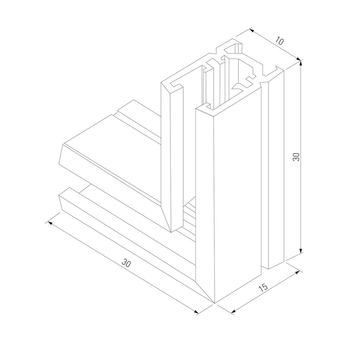 коннектор l-образный elektrostandard mini magnetic 85179/00 a065639
