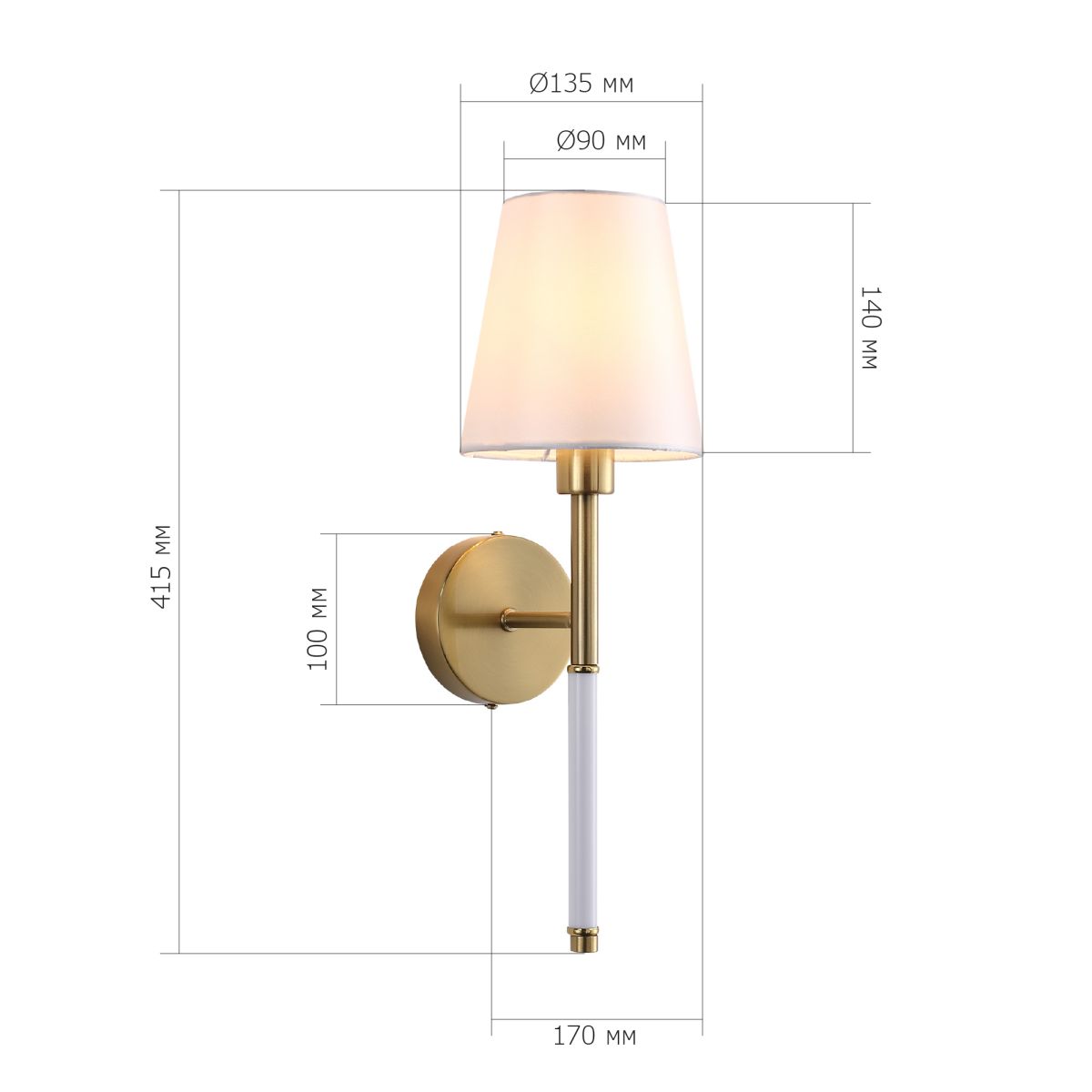 бра st luce регалия sl1406.301.01