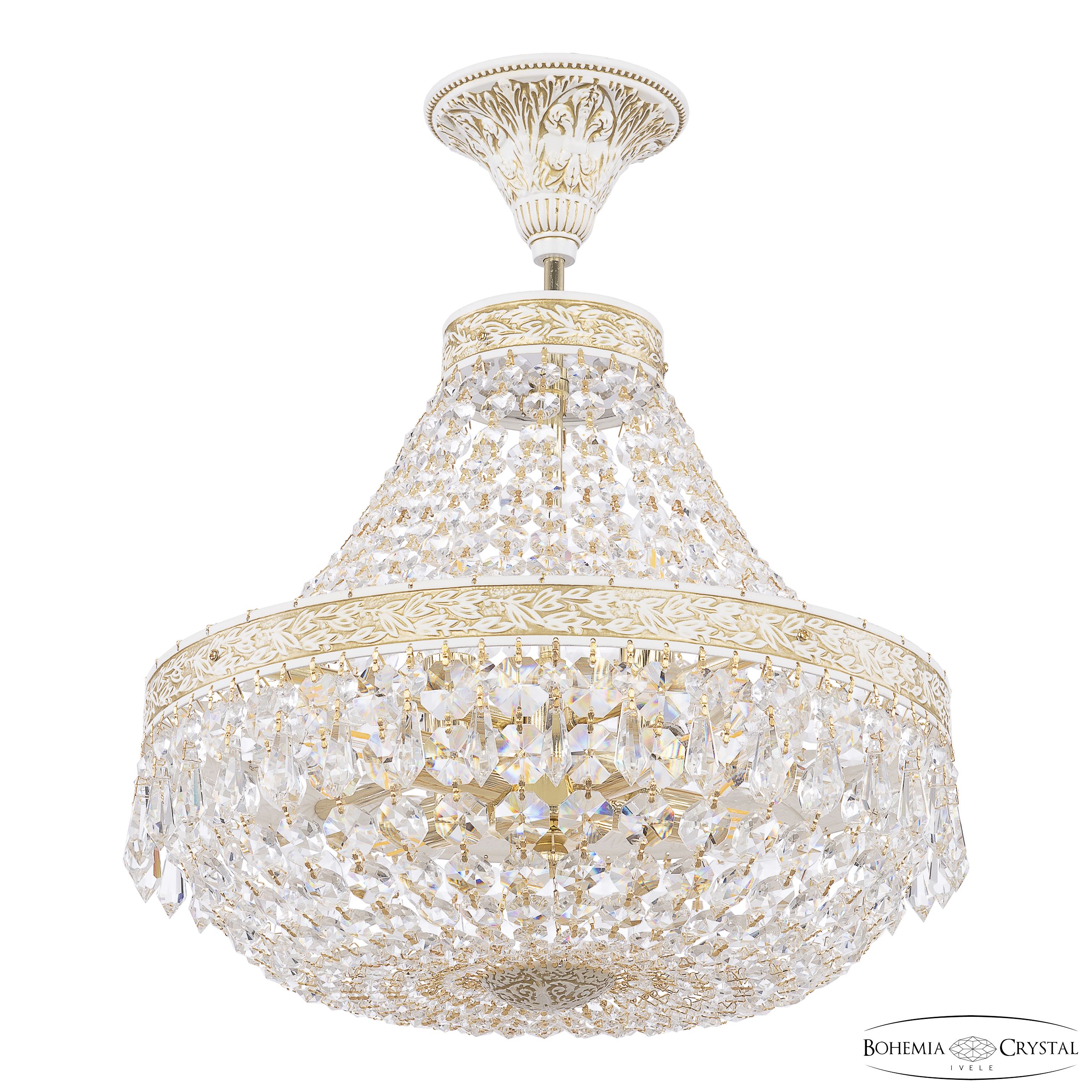 подвесная люстра bohemia ivele crystal al19011/h1/35ol wmg
