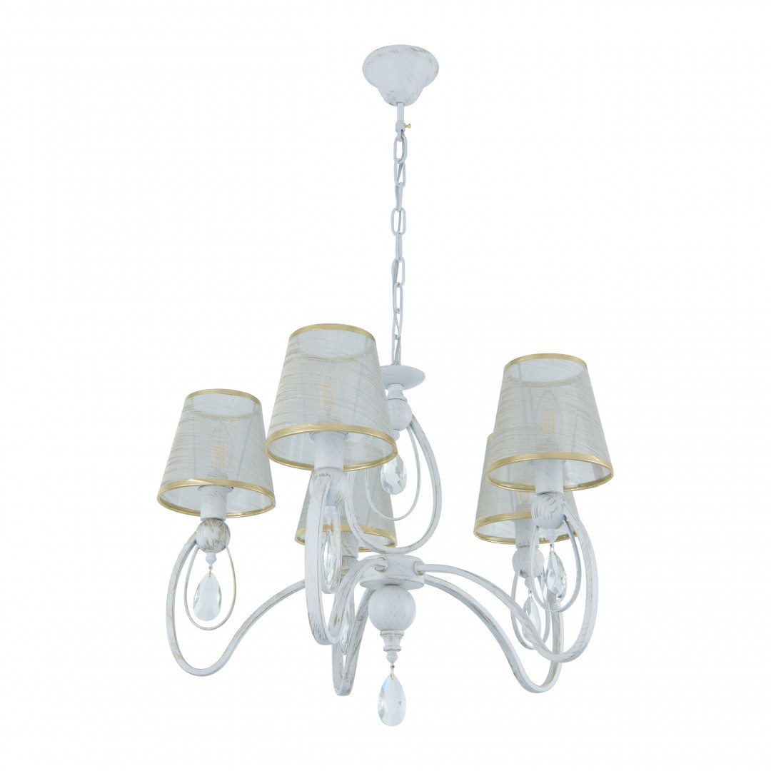 подвесная люстра arte milano 347203/5 wt+g
